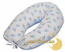 Подушка для беременных и кормящих мам бумеранг | Изображение