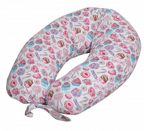 Подушка для беременных и кормящих мам в форме бумеранга | Изображение